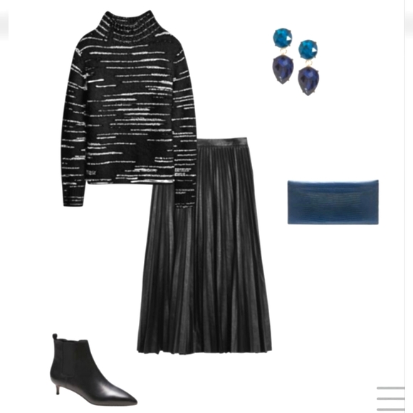 Banana Republic Spacedye Italian Rib Turtleneck Sweater - Picture 9 of 9